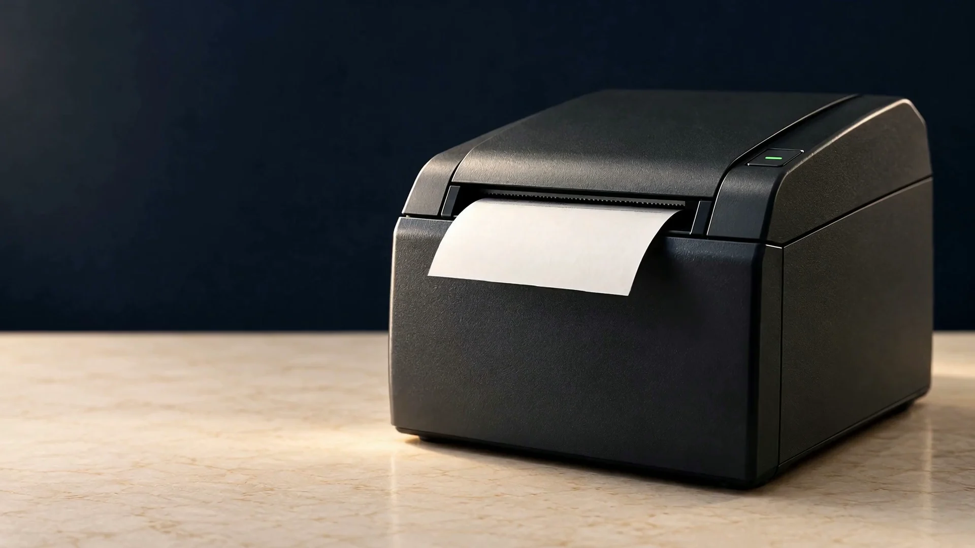 Thermal receipt, continuous-form and shipping-label printing, followed by paper production
